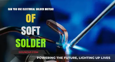 Electrical Solder vs. Soft Solder: Can They Be Interchanged?