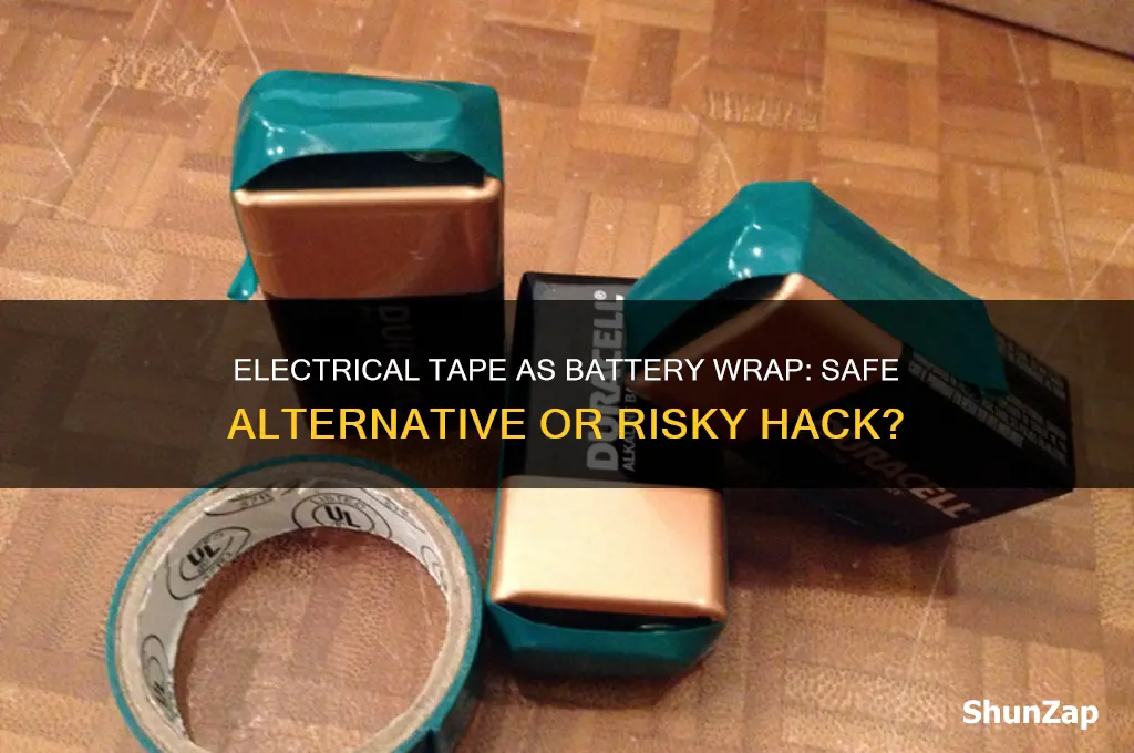 can you use electrical tape as a basttery wrap