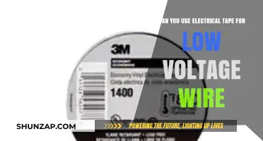 Using Electrical Tape for Low Voltage Wires: Safe or Risky?
