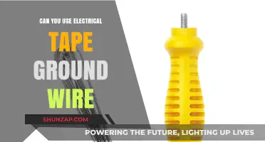 Can Electrical Tape Safely Replace Ground Wire in Electrical Repairs?