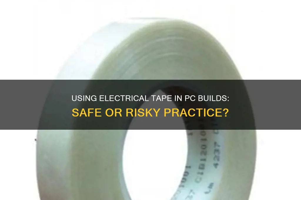 can you use electrical tape in pc