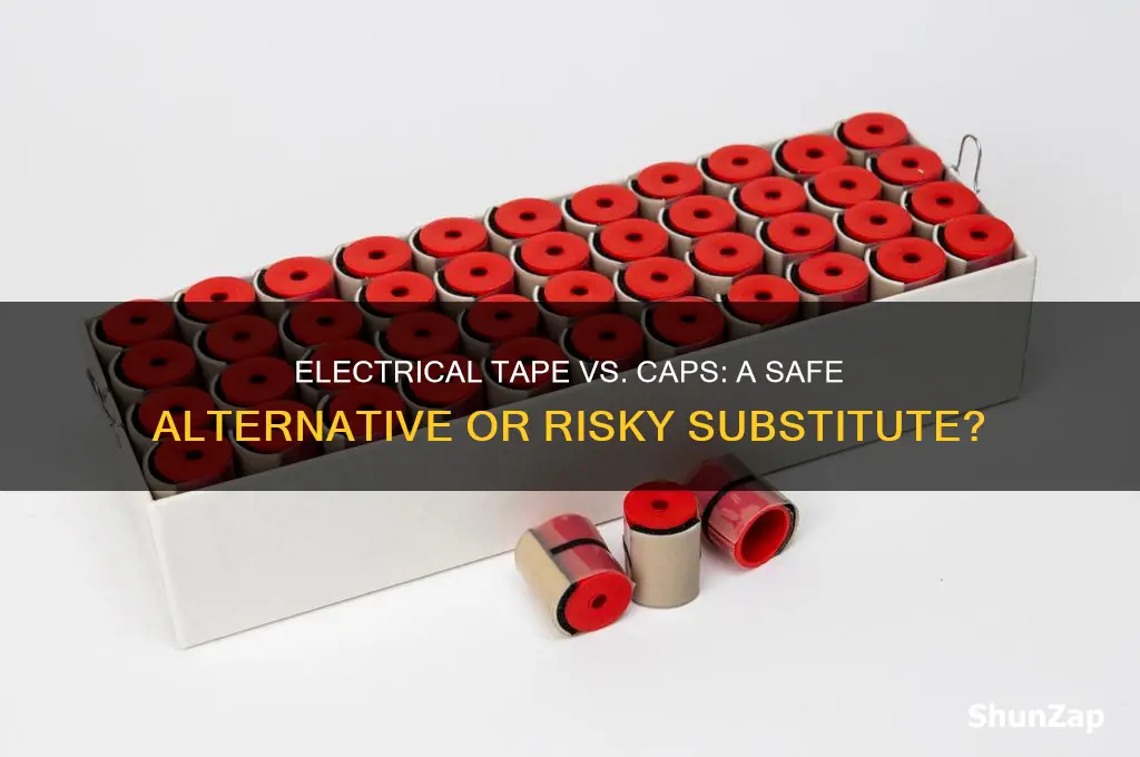 can you use electrical tape instead of caps