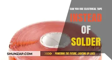 Electrical Tape vs. Solder: A Viable Alternative or Risky Substitute?