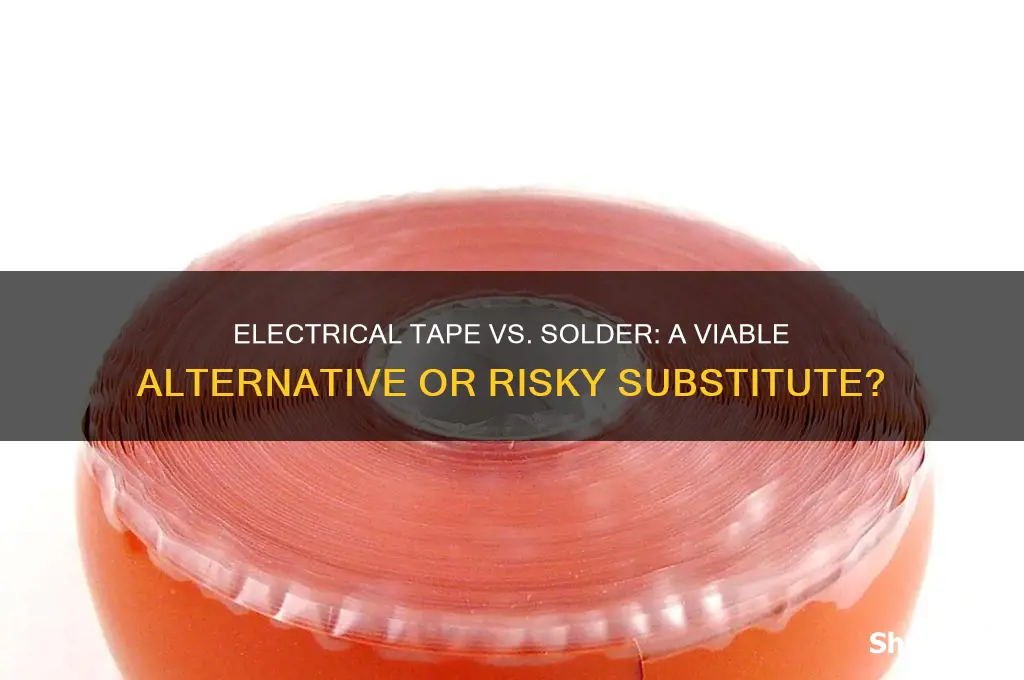 can you use electrical tape instead of solder