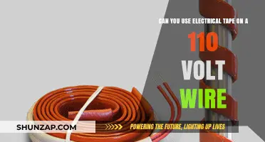 Using Electrical Tape on 110 Volt Wires: Safe or Risky?