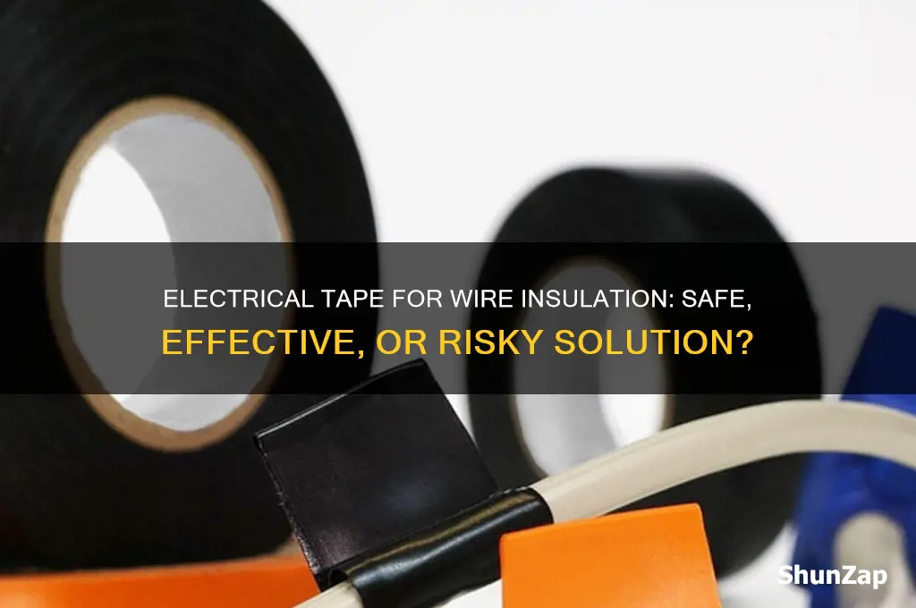 can you use electrical tape to insulate wire