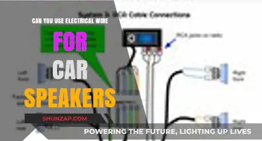 Using Electrical Wire for Car Speakers: Safe or Risky Choice?