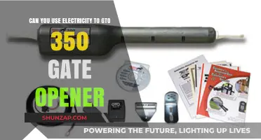 Electricity-Powered GTO 350 Gate Opener: Is It Possible?