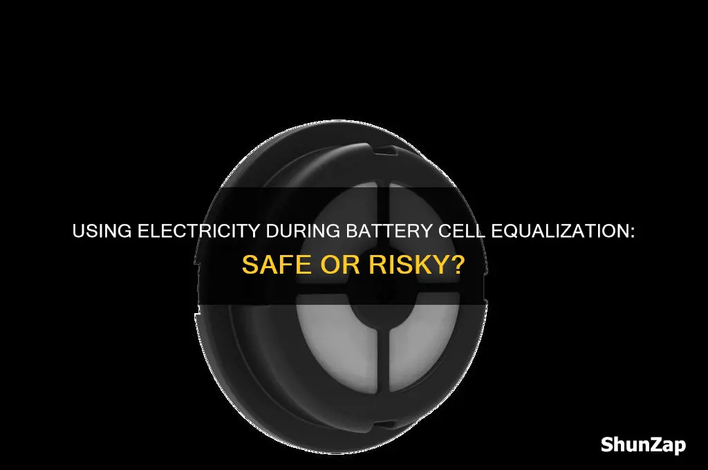 can you use electricity when equalizing battery cells
