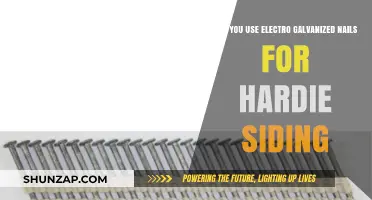 Electro Galvanized Nails for Hardie Siding: Compatibility and Best Practices