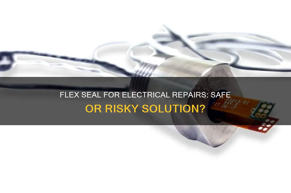 can you use flex seal on electrical