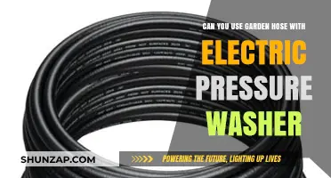 Using Garden Hoses with Electric Pressure Washers: Compatibility and Tips
