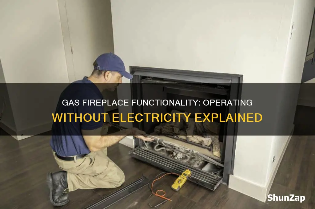can you use gas fireplace without electricity