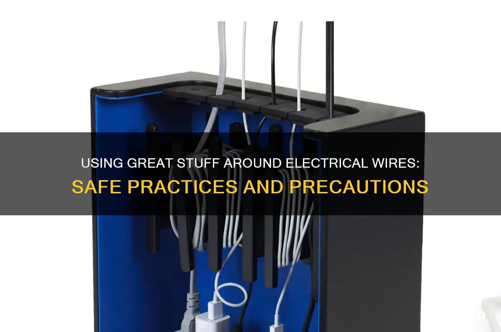 can you use great stuff around electrical wires