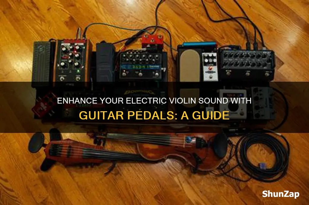 can you use guitar pedals for electric violin