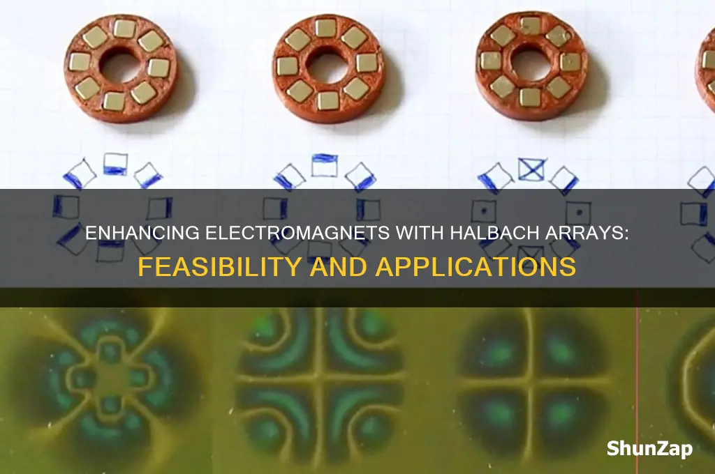 can you use halbach array with an electro magnet