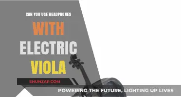 Electric Viola and Headphones: Enhancing Practice and Performance