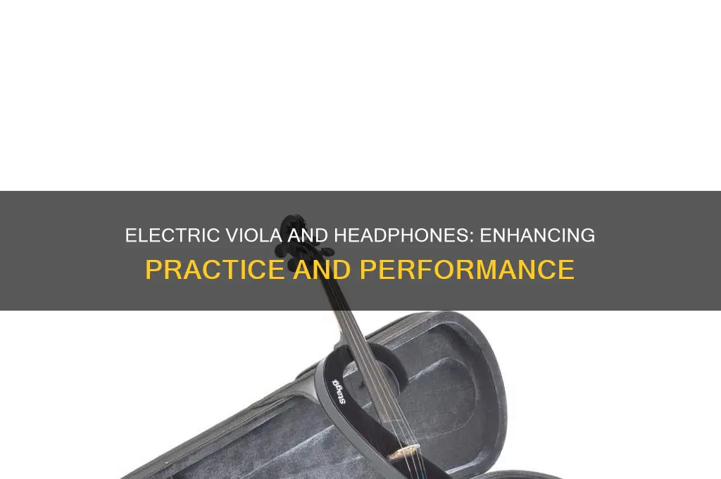 can you use headphones with electric viola