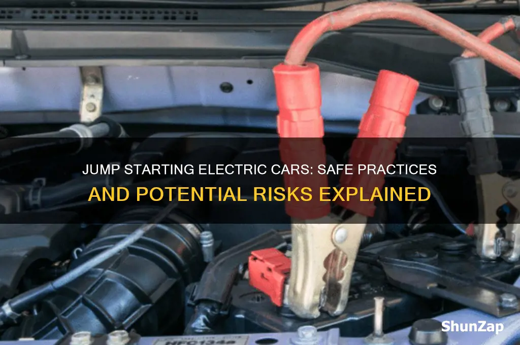 can you use jump leads on an electric car