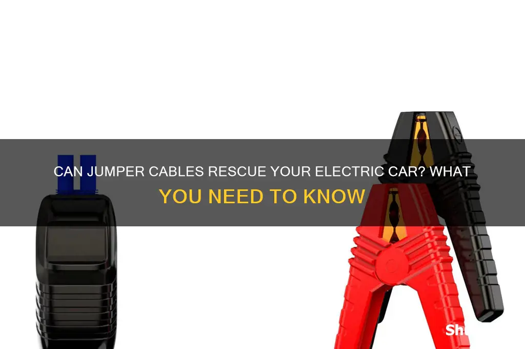 can you use jumper cables on an electric car