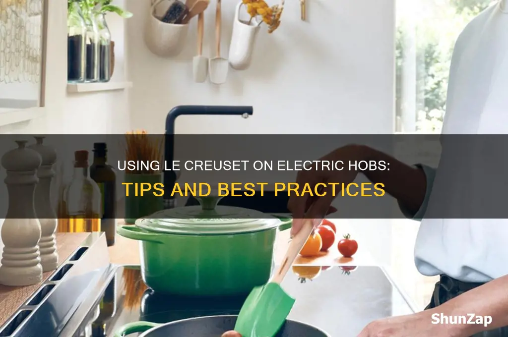 can you use le creuset on electric hob