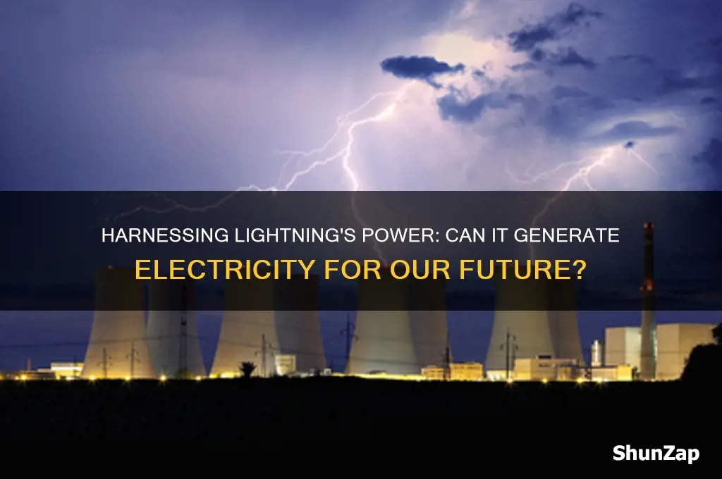can you use lightning to generate electricity