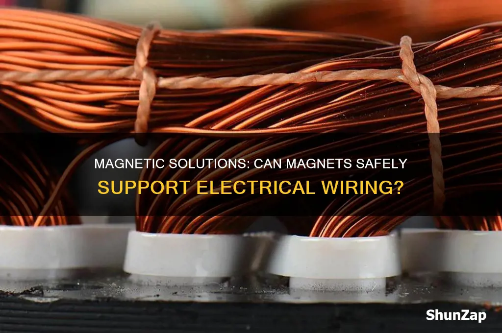 can you use magnets to hold up electrical wires