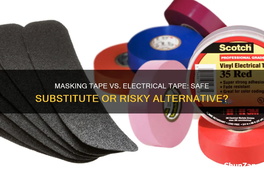 can you use masking tape as electrical tape