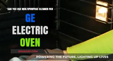 Using Multipurpose Cleaner on GE Electric Ovens: Safe or Risky?