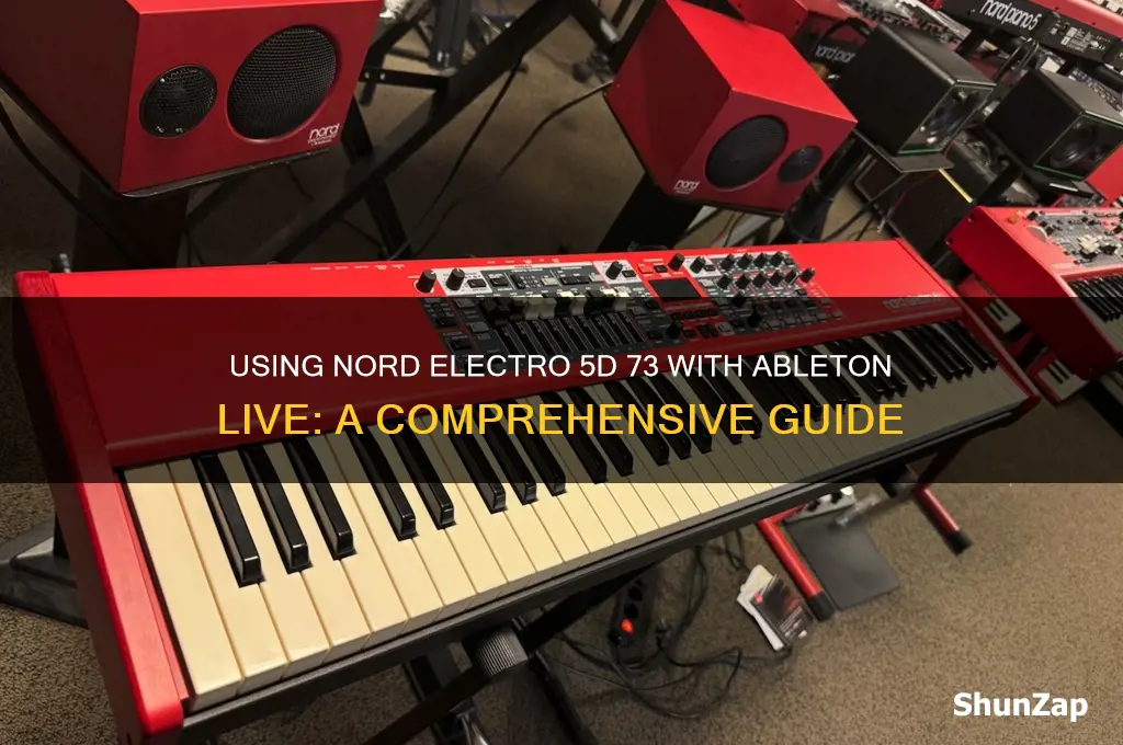 can you use nord electro 5d 73 with ableton live