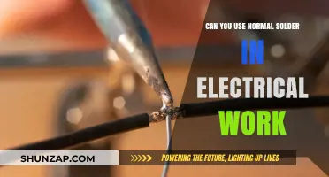 Using Normal Solder for Electrical Work: Safe or Risky Choice?