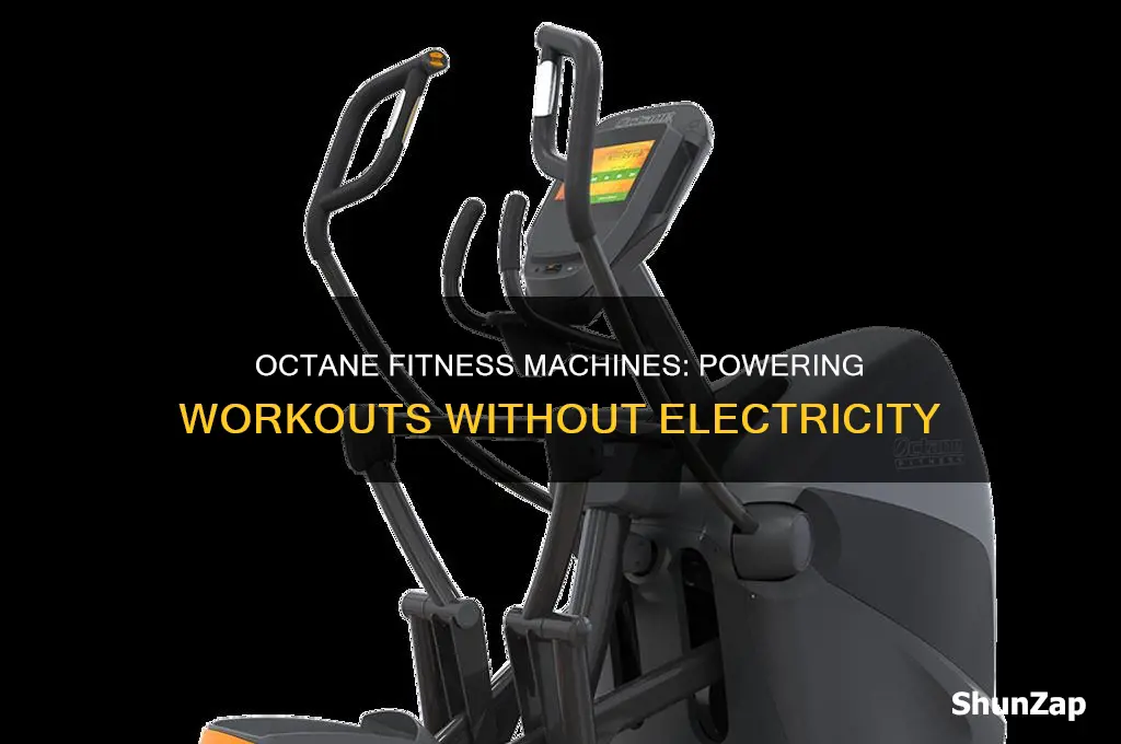 can you use octane fitness machines without electricity