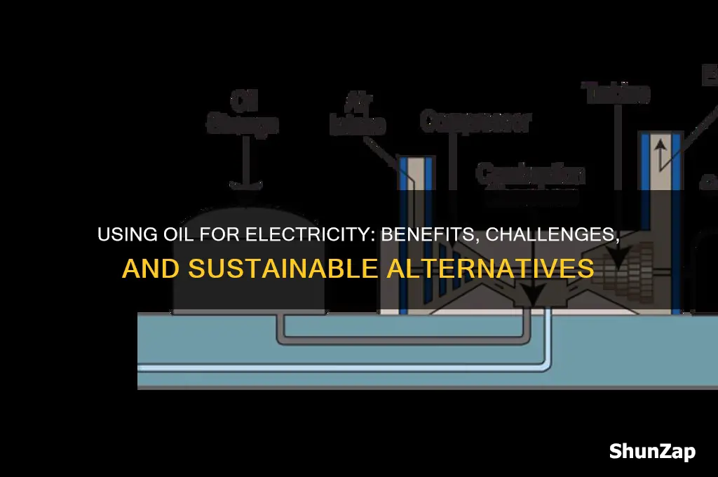 can you use oil for electricity