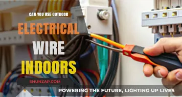 Using Outdoor Electrical Wire Indoors: Safety Tips and Best Practices