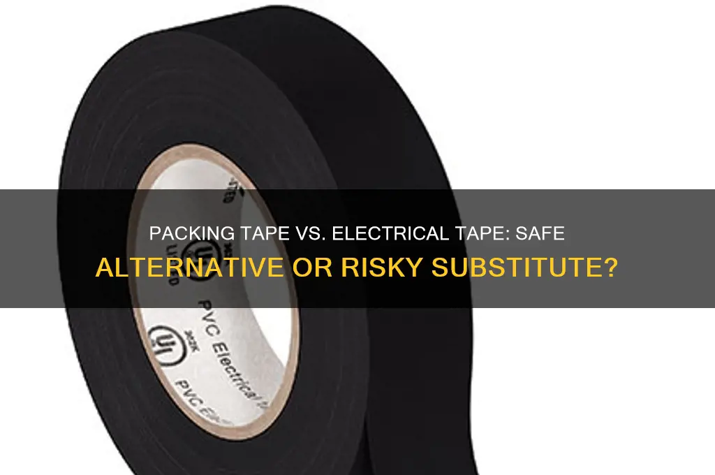 can you use packing tape as electrical tape