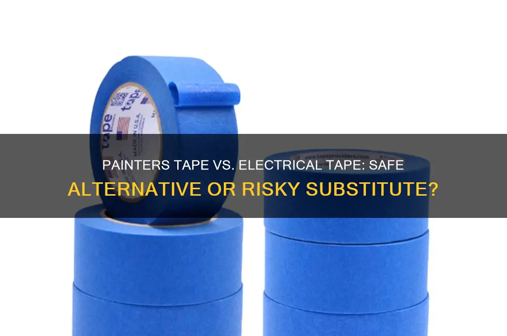 can you use painters tape as electrical tape