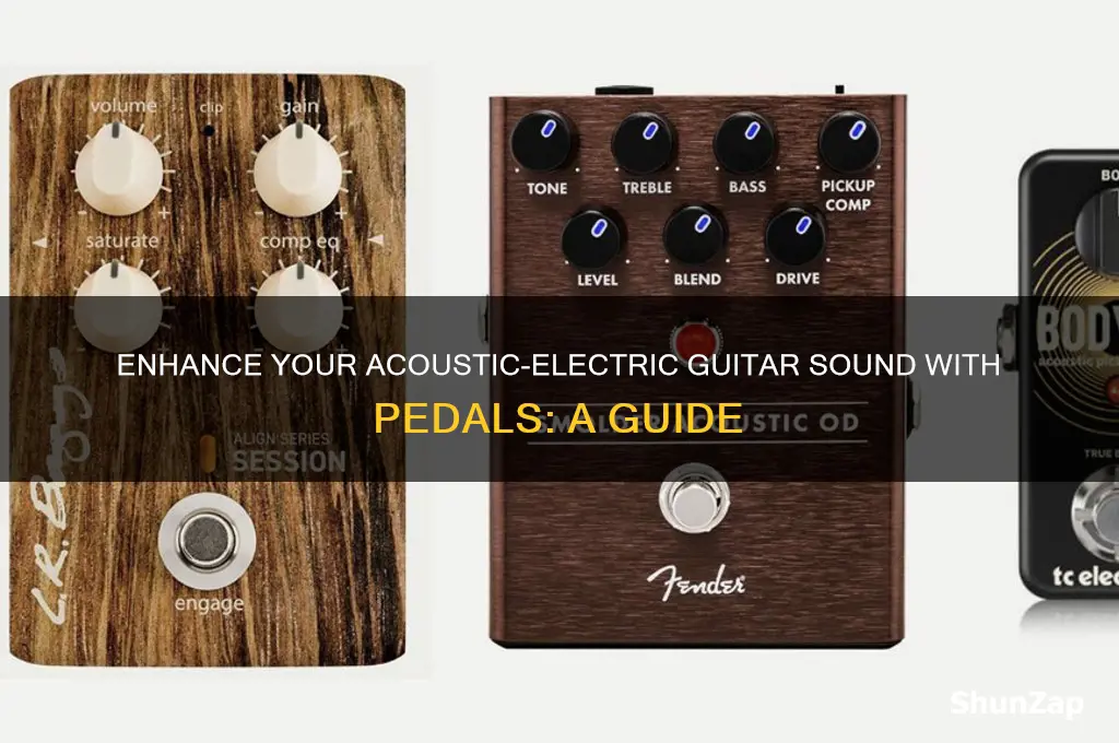 can you use pedals with acoustic electric guitar