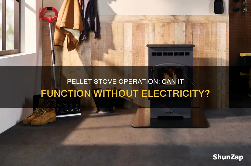 can you use pellet stove without electricity