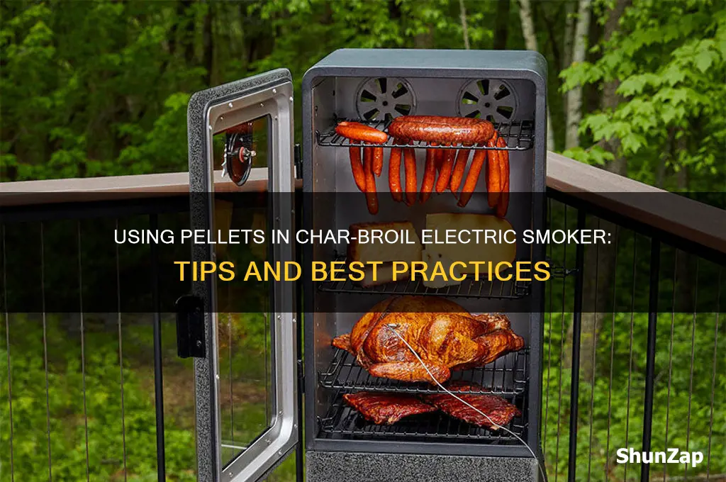 can you use pellets in a char broil electric smoker