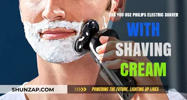 Philips Electric Shaver and Shaving Cream: A Compatible Pair?