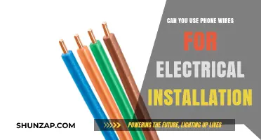 Using Phone Wires for Electrical Installations: Safe or Risky Practice?