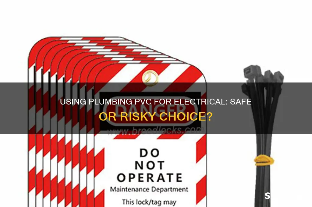 can you use plumbing pvc for electrical