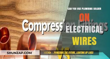Using Plumbing Solder on Electrical Wires: Safe or Risky Practice?