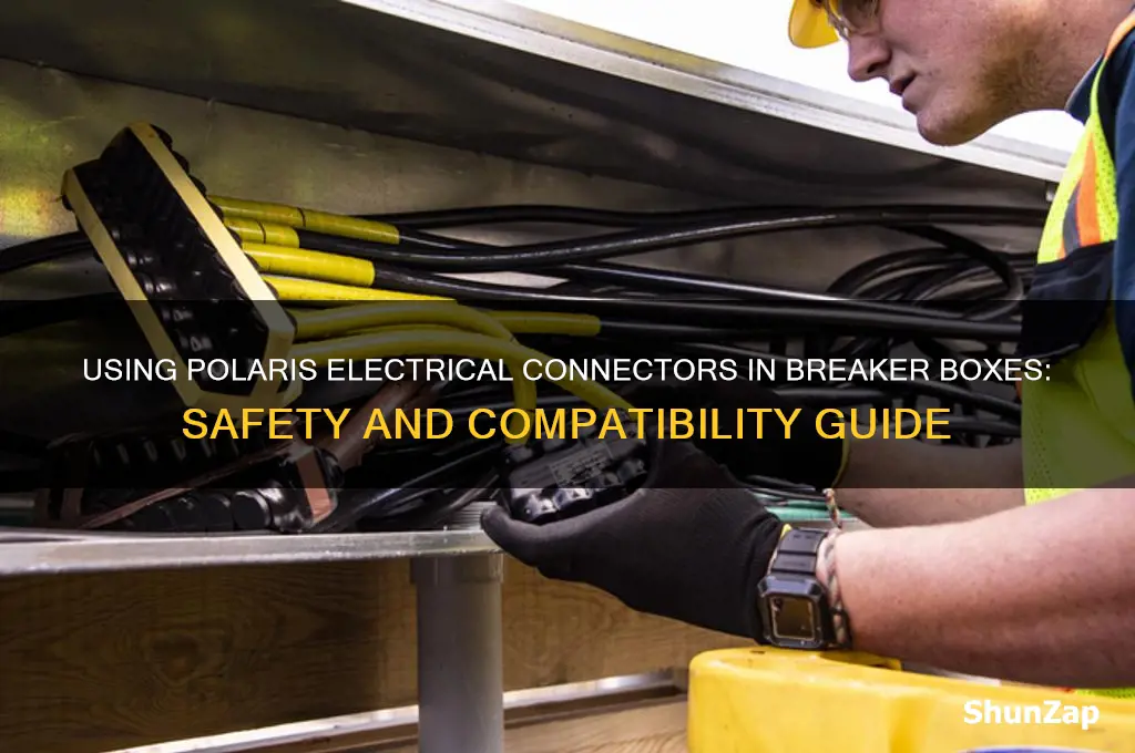 can you use polaris electrical connector in breaker box
