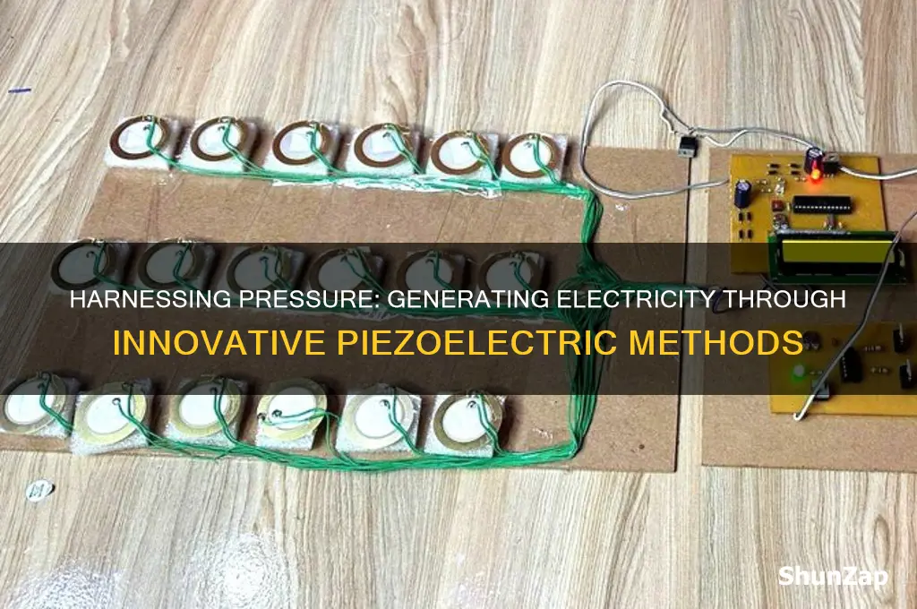 can you use pressure to create an electrical charge