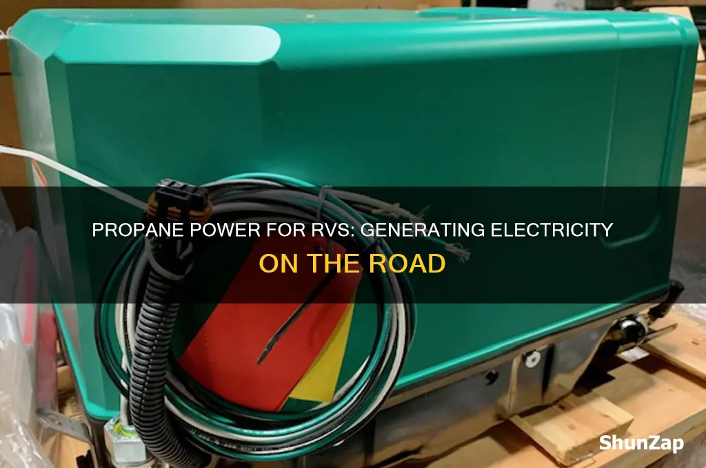 can you use propane to run electricity in rv