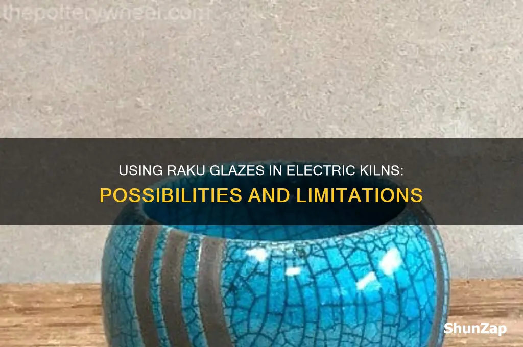 can you use raku glazes in an electric kiln