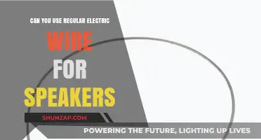 Regular Electric Wire for Speakers: Safe or Risky Choice?