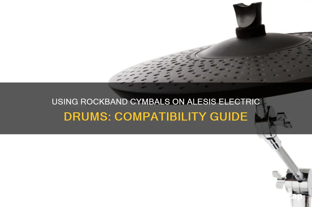 can you use rockband cymbals on elesis electric drum set