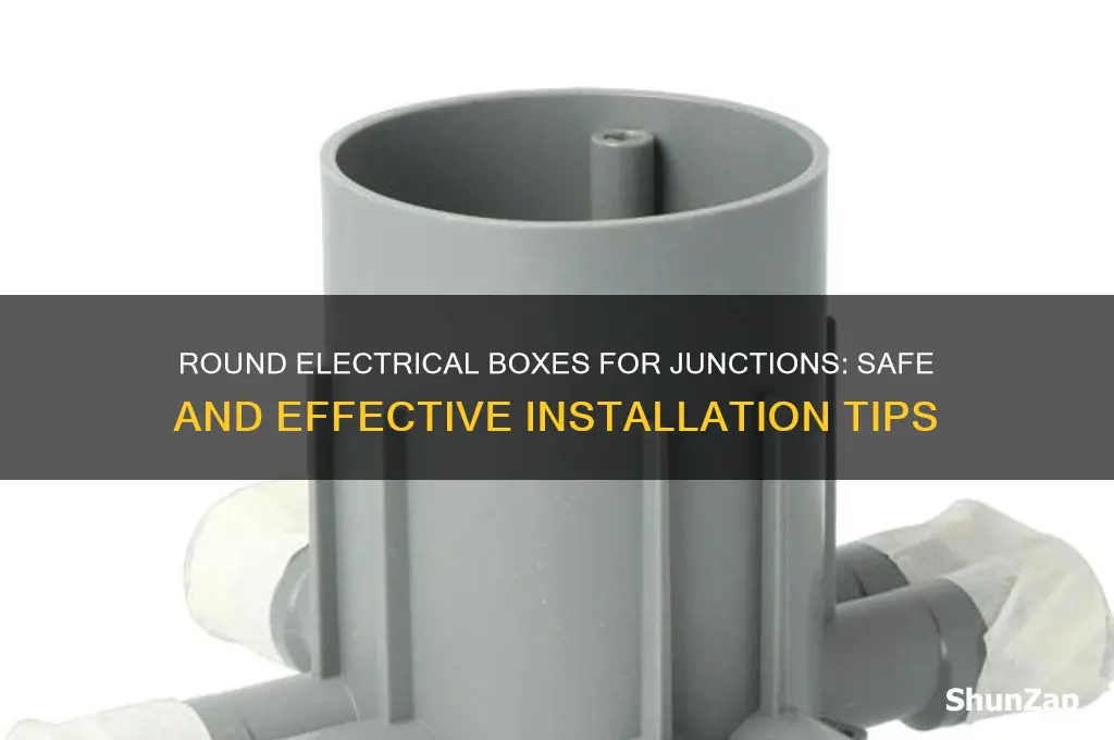 can you use round electrical boxes for junctions